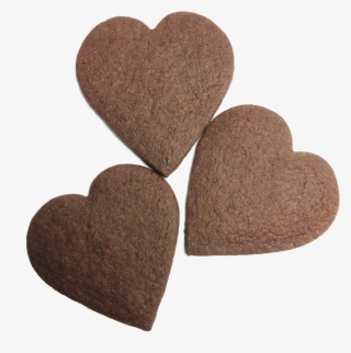 Chocolate Shortbread Hearts - Valentines Day Cookies Png #7841576