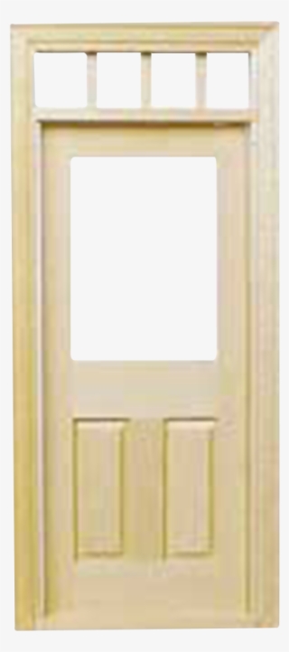 The Traditional 1 Inch Scale Dollhouse Exterior Door - Home Door #7841711
