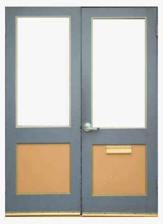 Blue Double Door - Home Door #7841791