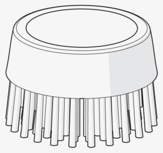 Brush Part For Spraying Brush, - Line Art #7841850