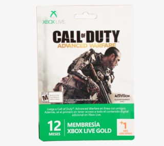 Tarjeta Xbox 360 Live 12 Meses 1 Call Of Duty Advanced - Game Ps3 #7842030
