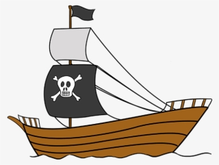 680 X 678 5 - Easy Draw Pirate Ship #7842073
