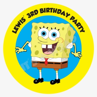 Spongebob Squarepants Party Box Stickers - Cartoon #7842782