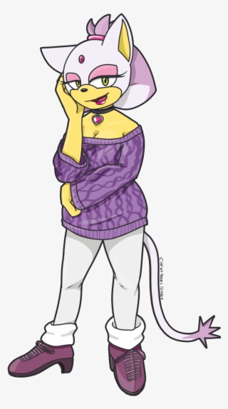 Fusion Of Blaze And Rouge~ I Think She Came Out Pretty - Cartoon #7843040