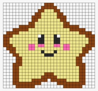 Kawaii Star Perler Bead Pattern / Bead Sprite - Disegni Pixel Art Animali #7843773
