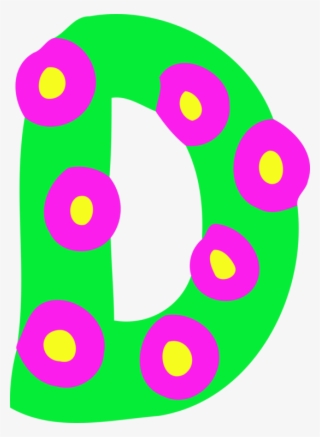 Alphabet Letter Case D Typography - Circle #7844067