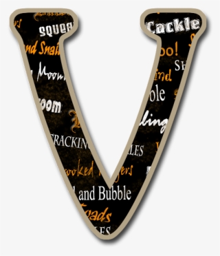 Halloween Alphabet Letters Png - Emblem #7844135