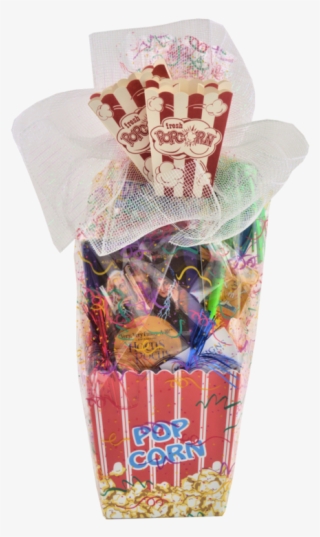 Celebration Popcorn Basket - Gift Basket #7844458