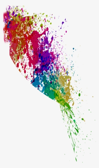Colorful Paint Splatter Png 30 #7845789
