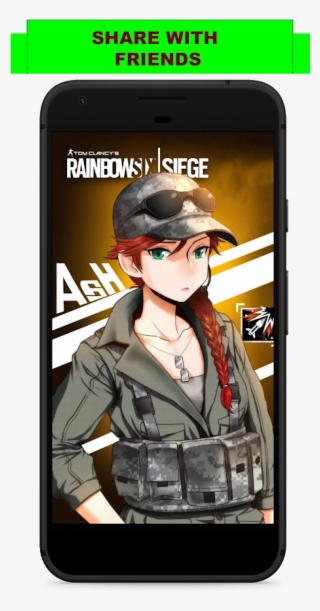 Rainbow Six Siege Strat Roulette Transparent Background - Rainbow Six Siege Ash Elite Skin #7846132