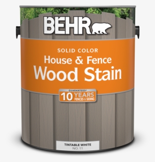 Deckplus™ Solid Color Waterproofing Wood Stain - Behr Solid Color House & Fence Wood Stain #7846172