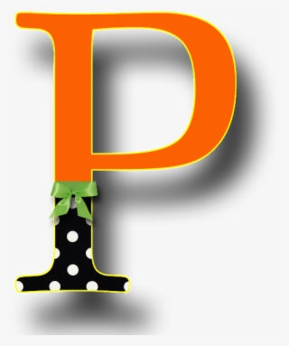 Polka Dot Capital Letter I - Halloween Letter Clip Art #7846923