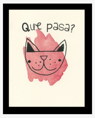 A2 Size Card On - Cartoon #7847381