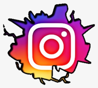 Intagram Sticker - Instagram Symbol Black And White Vector #7848461