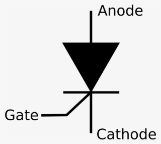 Electronics Components Name And Symbol - Thyristor Circuit Symbol #7848531
