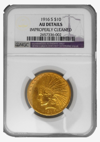 Pre-owned 1916 Usa Indian Head $10 Gold Coin Ngc Graded - Money #7849804
