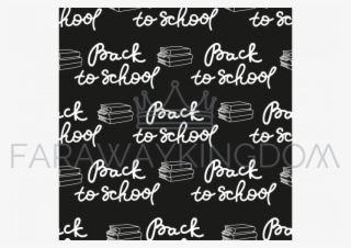 Books Black School Vector Illustration Seamless Pattern - Poster #7850907