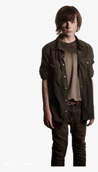 Transparent Carl To Protect Your Blog - Walking Dead Carl Season 4 #7851444