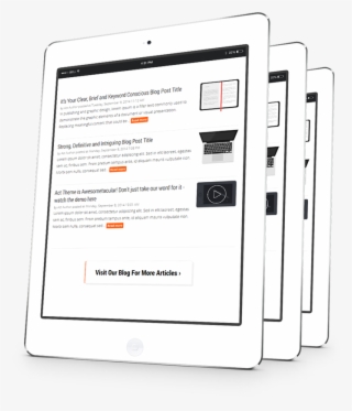 Introducing This Section With A Clean And Large Header - Tablet Computer #7852188