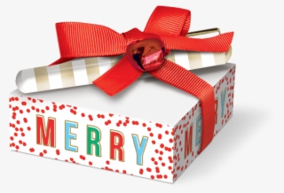 Merry Sticky Stack With Pen - Wrapping Paper #7852233