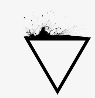 T⃤ R⃤ I⃤ A⃤ N⃤ G⃤ L⃤ E⃤ Triangle Black Grunge Splatt - Triangle #7852363