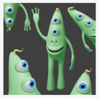 Bix The Friendly Alien Character #7853314