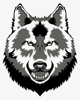 Black And White Wolf Drawing - Zyuohger Wolf #7853619