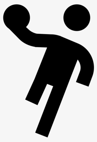 The Icon Is A Picture Of Someone Playing Handball - Handball Sport Icon #7855041