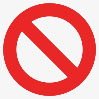 No Registration Required - Forbid Sign - Free Transparent PNG Download ...