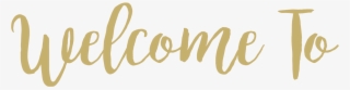 Welcome - Calligraphy #7855190