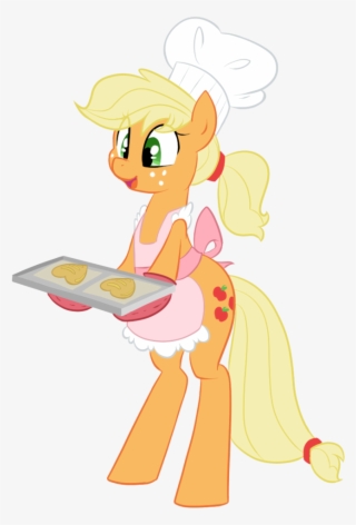 Applejack, Apron, Artist - Blonde Qui Tombe Par Terre #7855443
