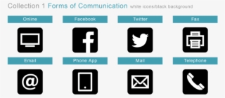 Icons Mobile Phones Youtube Telephone Computer Communication - Twitter Facebook Email Icons #7855494