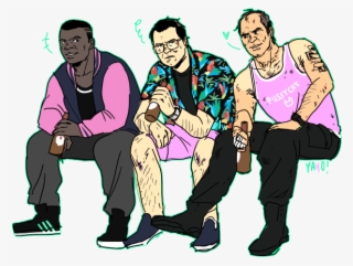 Gta 5, Grand Theft Auto, Video Game Characters, Daddy, - Cartoon #7857141