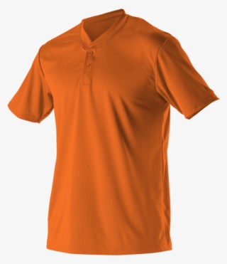 Alleson 522mmy Youth Baseball 2 Button Henley Jersey - Polo Shirt #7857253