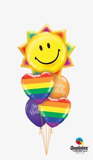 Birthday Sunshine & Rainbows At London Helium Balloons - Happy Birthday Sunshine Balloon #7857719