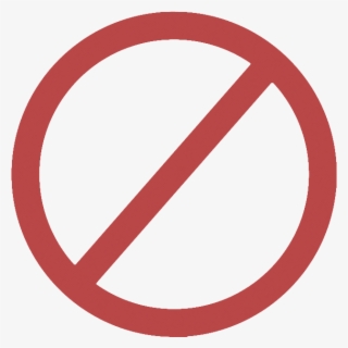 No Symbol Transparent Png - No Flat Icon Png #7857843