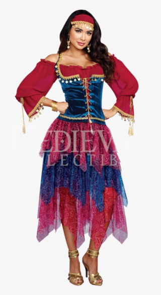 Womens Mina Gypsy Costume - Gypsies Costumes #7857845