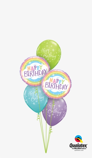 Sorbet Birthday Rainbows At London Helium Balloons - Pink Flamingo Balloons #7857937