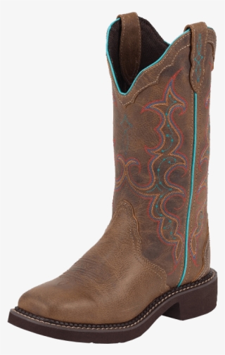 Justin Women's - Justin Square Toe Teal Boots #7858986