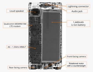 As Usual, Here Are Some Interesting Parts Of The Iphone - Iphone Se X Ray #7859317
