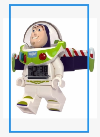 Disney Buzz Lightyear Lego Figure Alarm Clock - Baby Toys #7859576