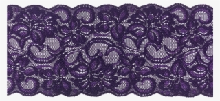5" Violet Stretch Lace - Crochet #7860667