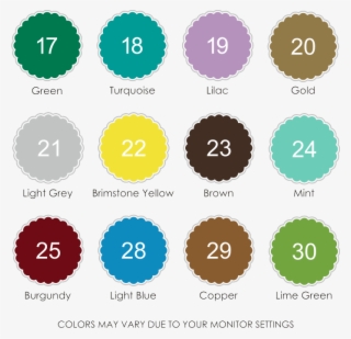 Sticker Color Chart - Cell Phone Number Pad #7861453