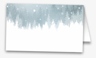 Winter Snowflake Wedding Escort Seating Cards - Darkness #7862136