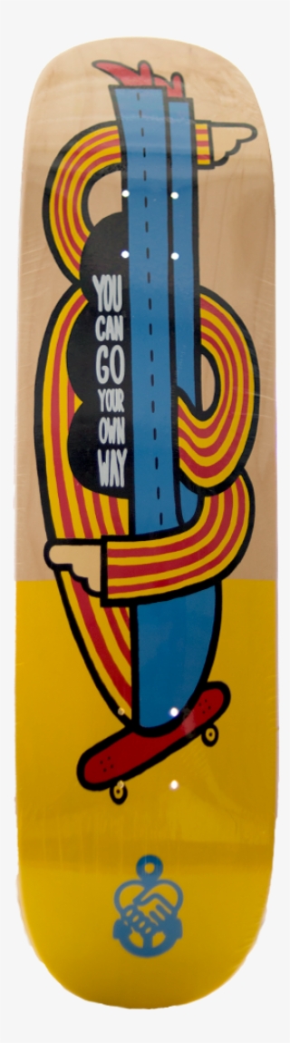 Tabla The Friendship Skate Co Go Your Own Way 8 5 Skateboard - Skateboard Deck #7863037