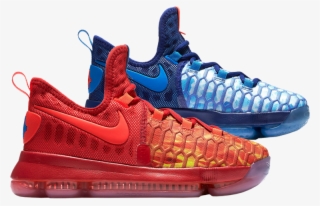 Nike Zoom Kd 9 Gs 'fire And Ice' - Nike Free #7864006