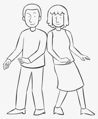 Lean Walk - Line Art #7864201