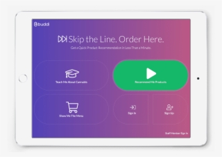 Cannabis Retail Software Application - Tablet Computer #7865103