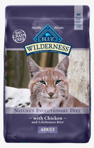 Blue Buffalo Wilderness Grain Free Chicken Recipe Dry - Blue Buffalo Cat Food Duck #7865181