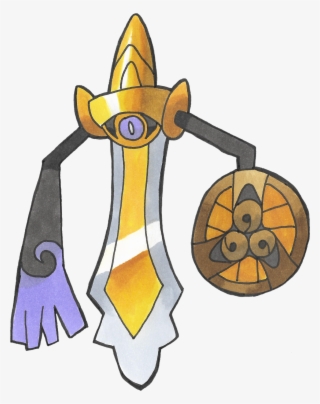 Aegislash Is The Best Guarding Pokémon There Is - Cartoon #7865247